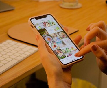 white Android smartphone