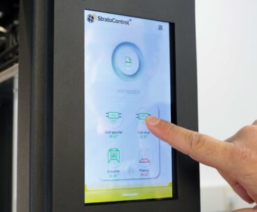 UI/UX To Design Interactive Touchscreen Kiosk black and green digital device