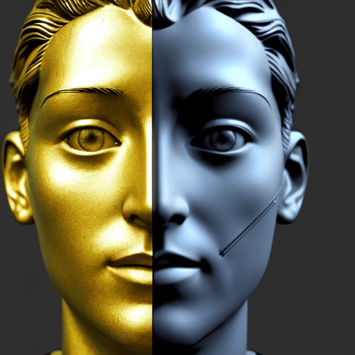 3d modeling example of a statue