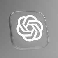 A white square with a knot on it