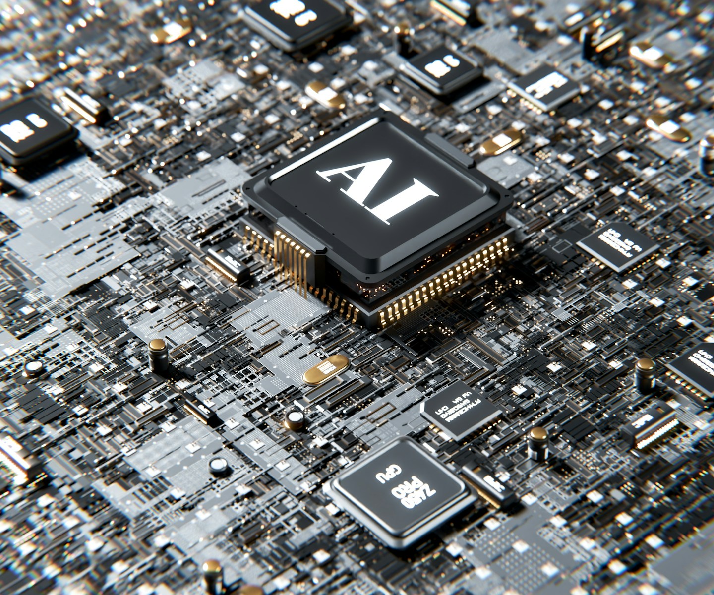 How AI Routing Can be a Gamechanger To Meet Rising Delivery Pressures a computer chip with the letter a on top of it