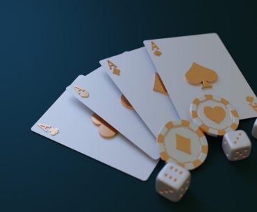 a group of objects on a surface